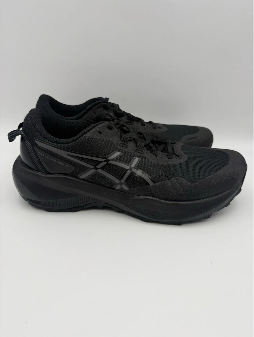 Asics GEL-Venture 11 Black/Carrier Grey Trail Running Shoes Size Men’s 8.5 NWOB